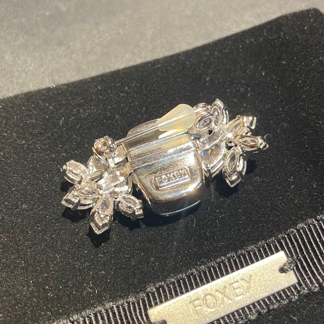 FOXY フォクシー ブローチ クリスタル ストーン
