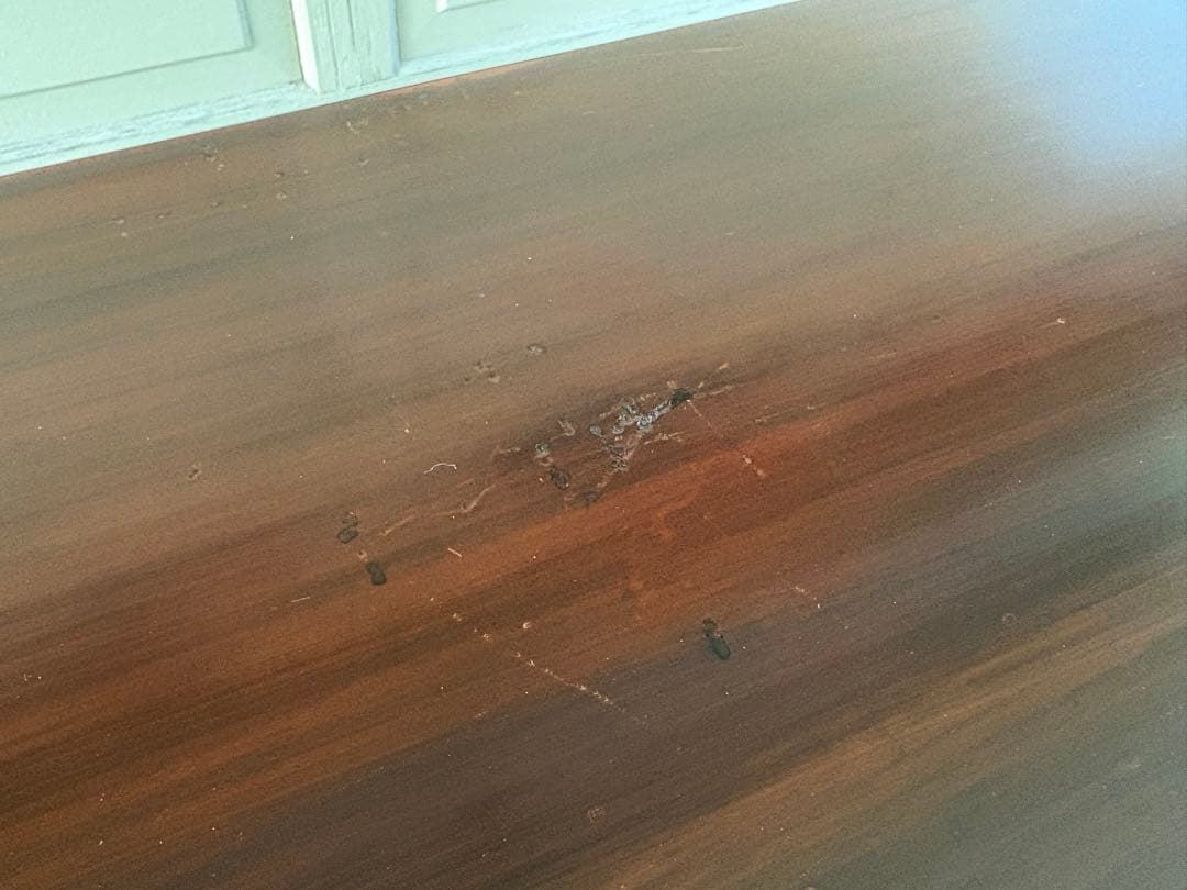 アンティーク調 木彫りコンソールキャビネット サイドボード 飾り棚