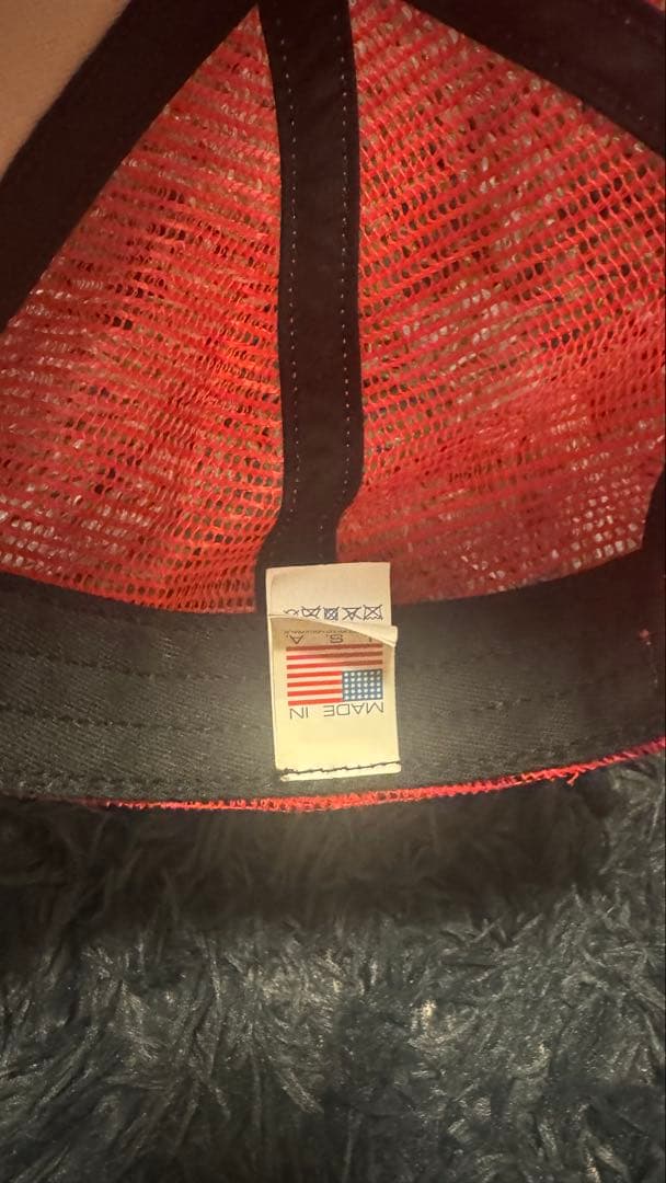 Supreme Stability Mesh cap 5-Panel 赤