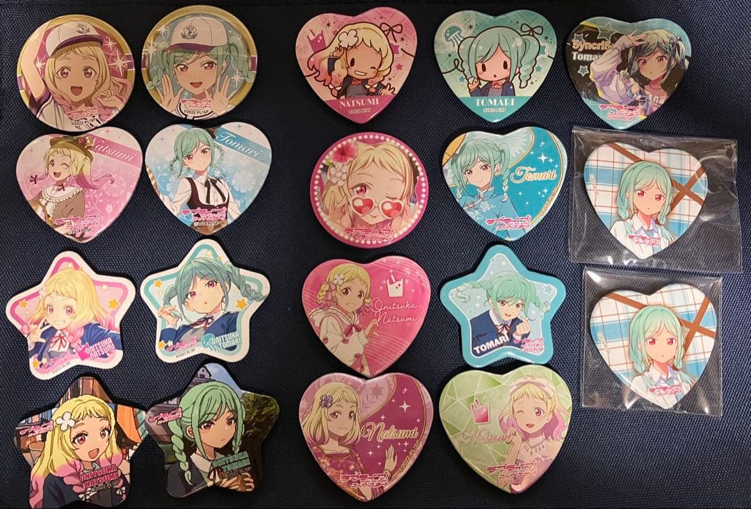 鬼塚夏美・冬毬 缶バッジセット+おまけ