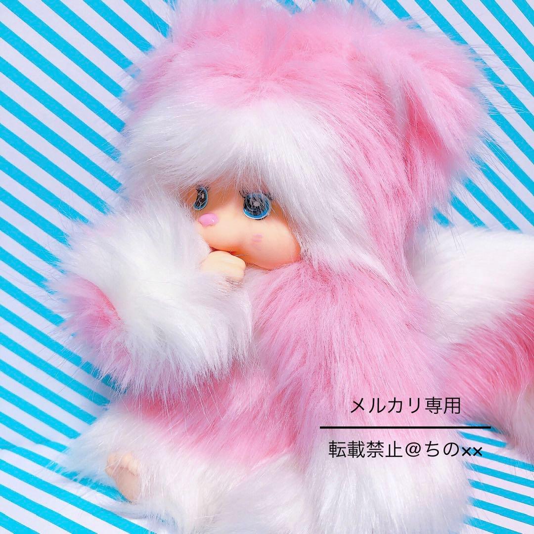 ハンドメイド 海外作家 パステルピンク 猫 ドール ファンシー ぬいぐるみ