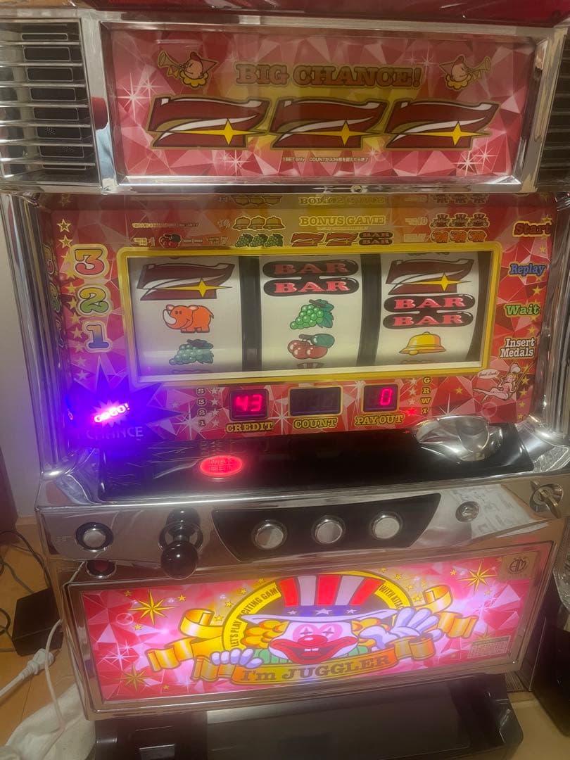 送料込み　レア筐体　アイムジャグラーex-kt5号機　ピンク