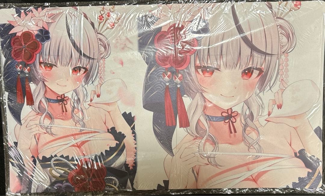 沙花叉クロヱ　花魁 ver. プレイマット 正規品 ホロライブ 白詰草