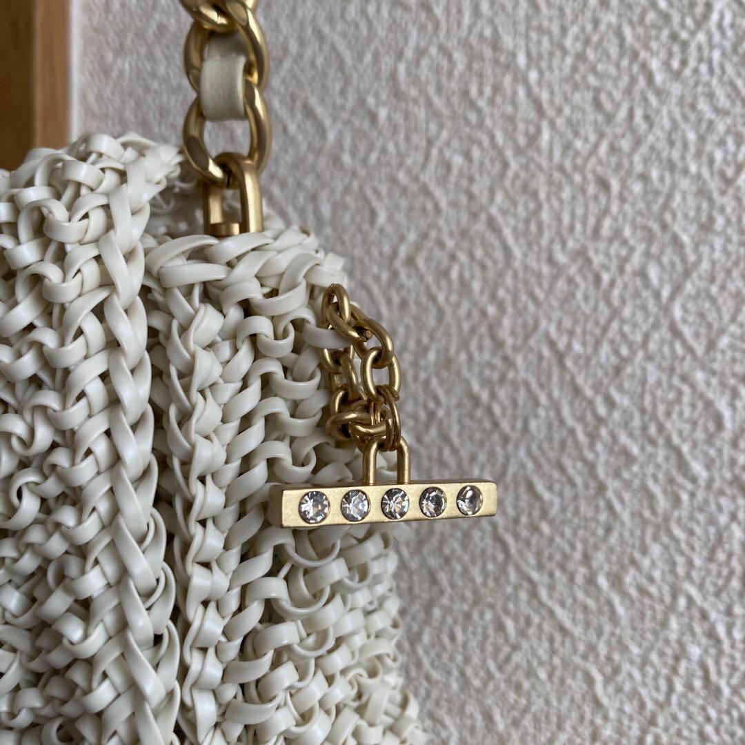 ANTEPRIMA ワイヤーバッグ　ルッケットⅡ ホワイト ショルダーバッグ