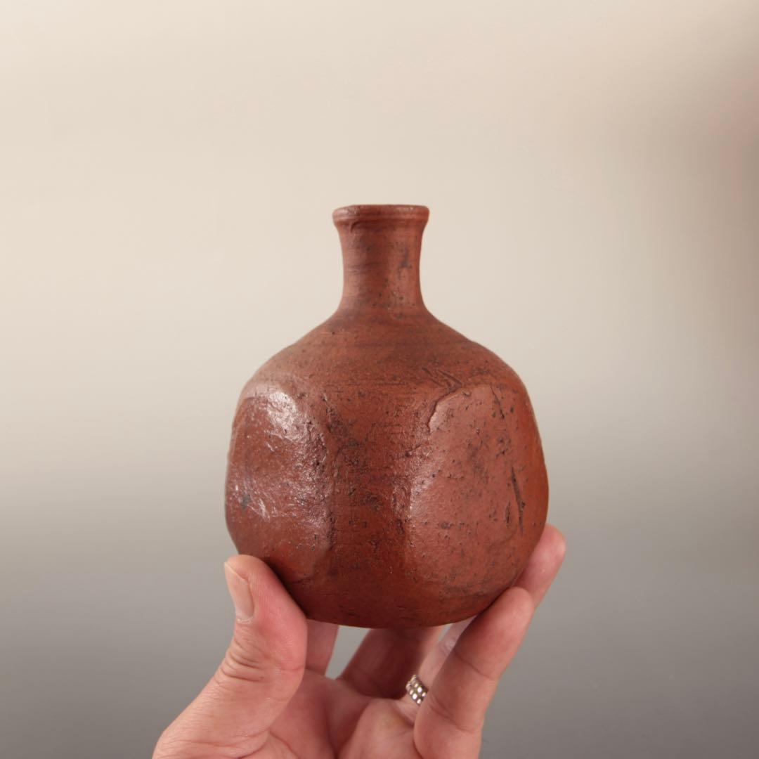 備前 撫四方形 徳利 古美術 酒器 古道具 アンティーク 角徳利