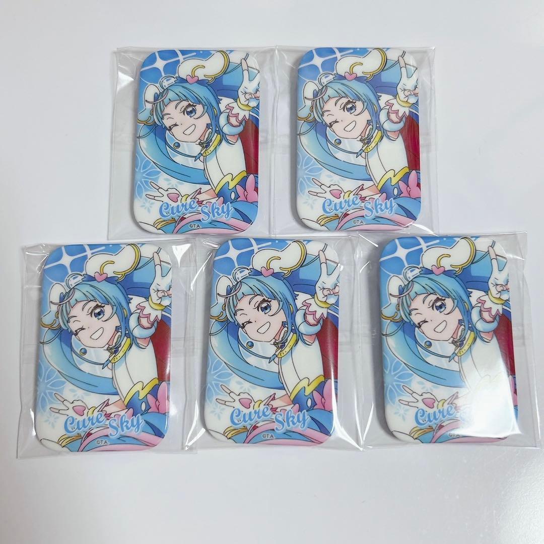 キュアスカイ　プリキュア　中国　スクエア缶バッジ　中国缶