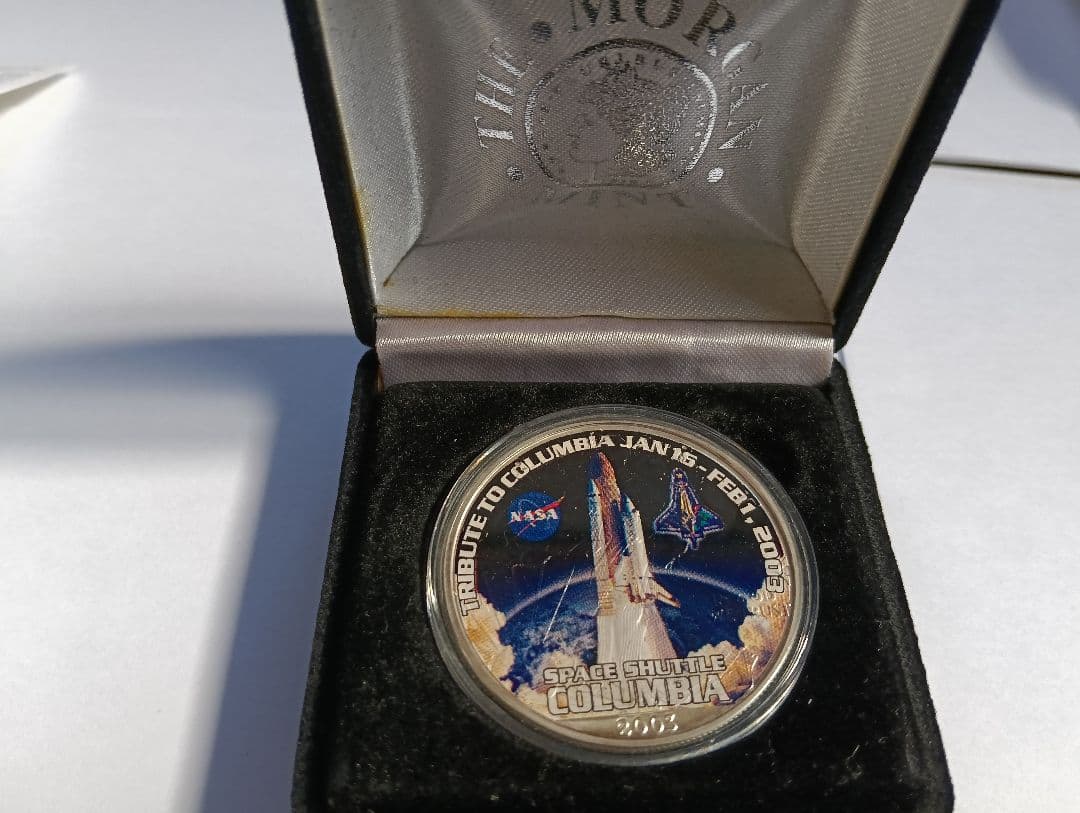 マルコニー大西洋横断無線通信100周年記念銀貨＆コロンビア号追悼記念銀貨