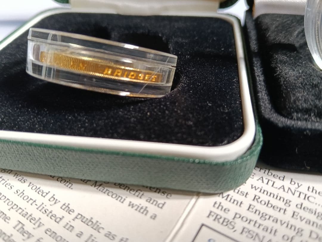 マルコニー大西洋横断無線通信100周年記念銀貨＆コロンビア号追悼記念銀貨