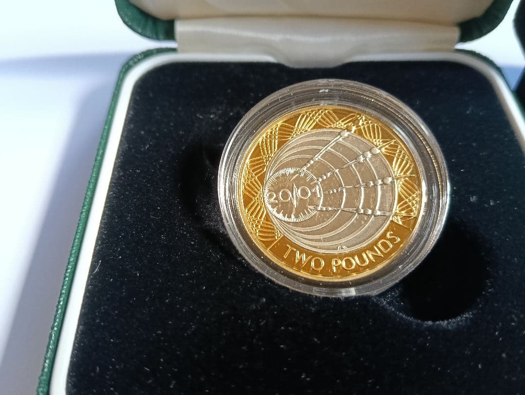 マルコニー大西洋横断無線通信100周年記念銀貨＆コロンビア号追悼記念銀貨