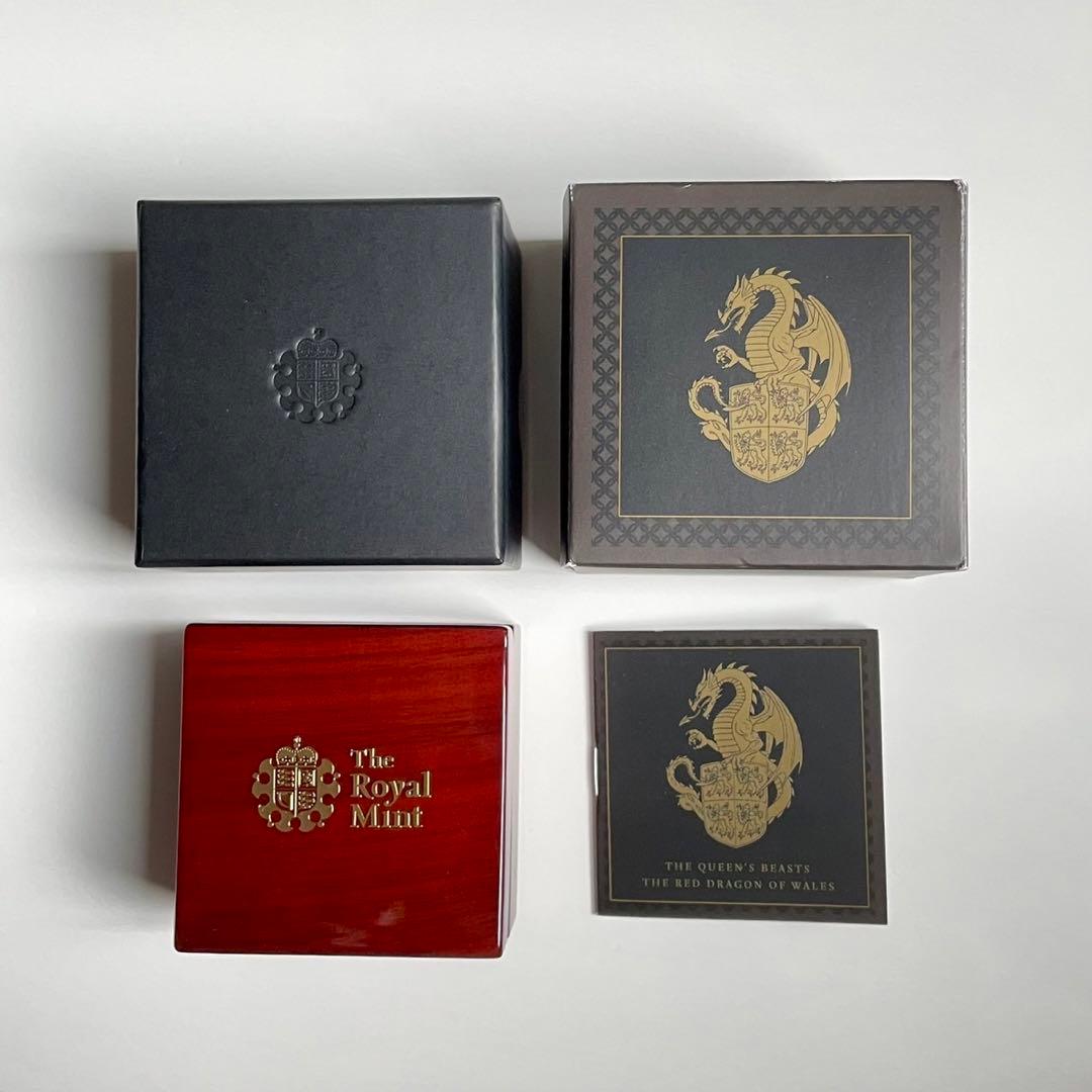 【斉藤】クイーンズ・ビーストレッドドラゴン 1/4オンス