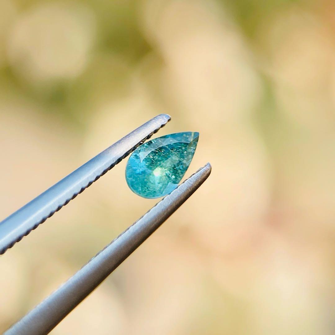 天然石　ブルーコーネルピン　ブルーグリーンコーネルピン　天然石リング