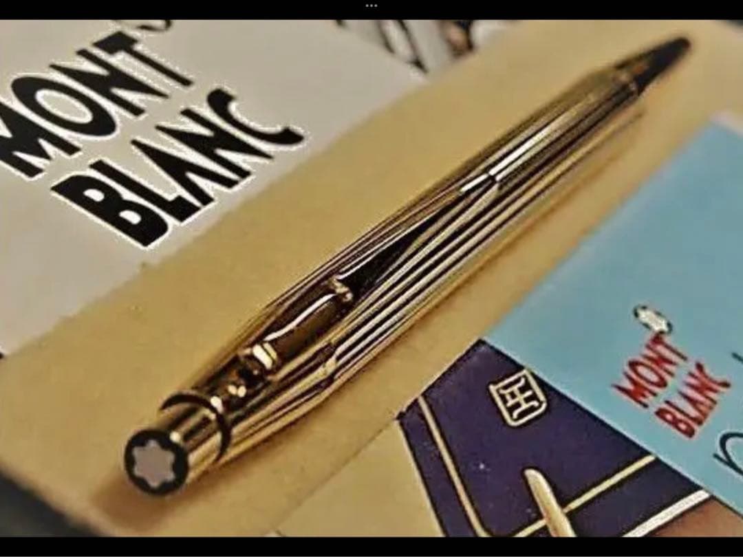 金運を引き寄せる総金張りの価値ある歴史的逸品No1947★モンブラン★ノブレス★