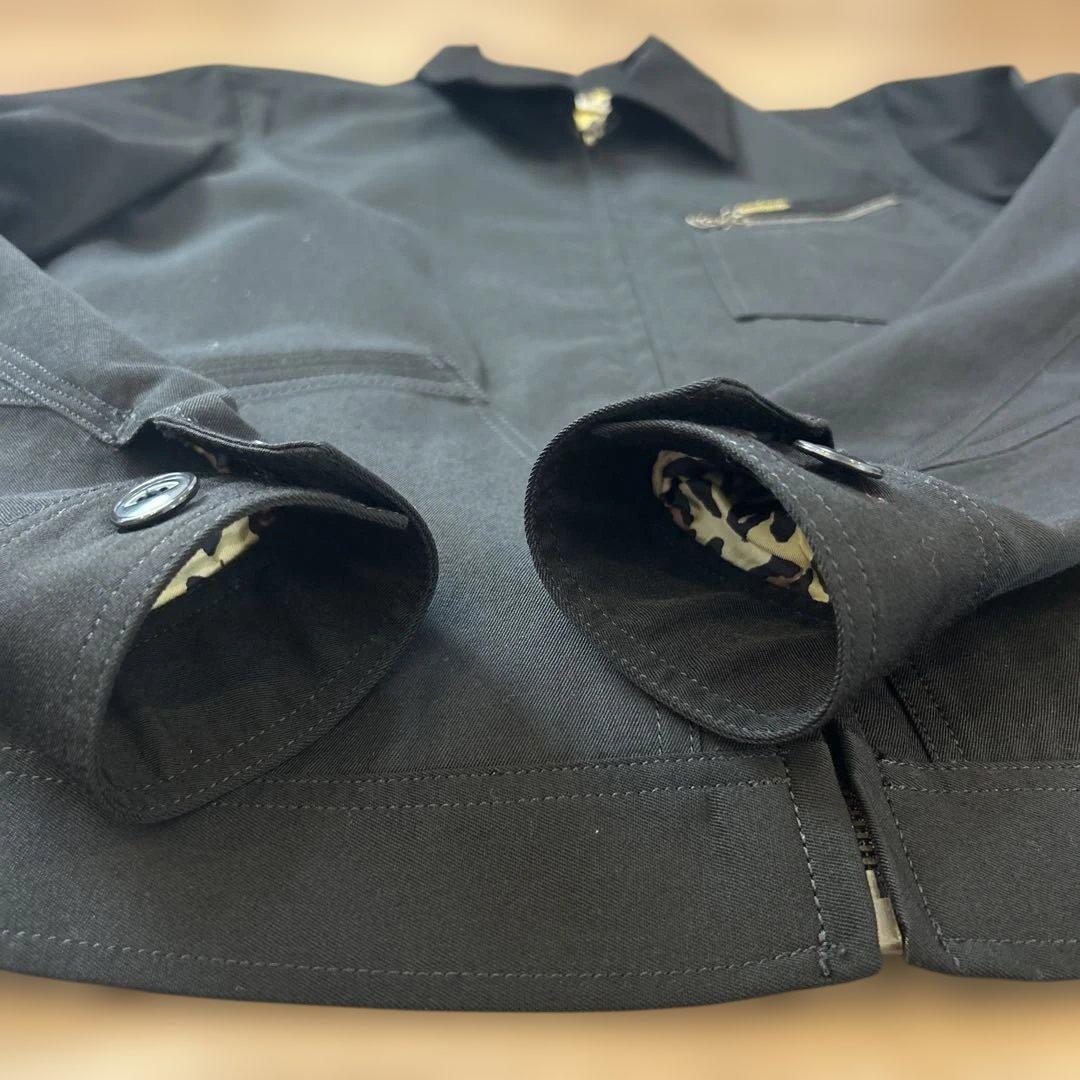 【ほぼ未使用】WAKO MARIA ワークジャケット裏地レオパ柄