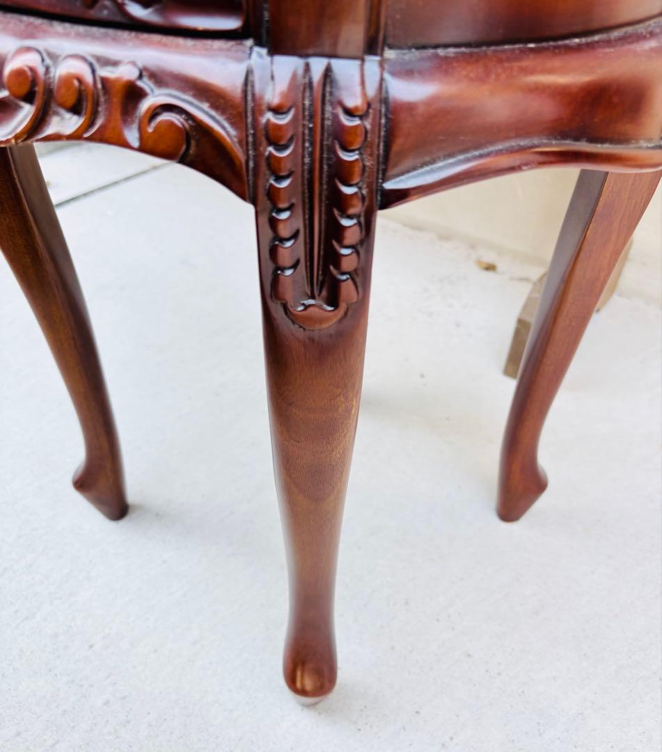 コモ アンティーク調 ラウンドチェスト3段チェスト 猫脚 収納