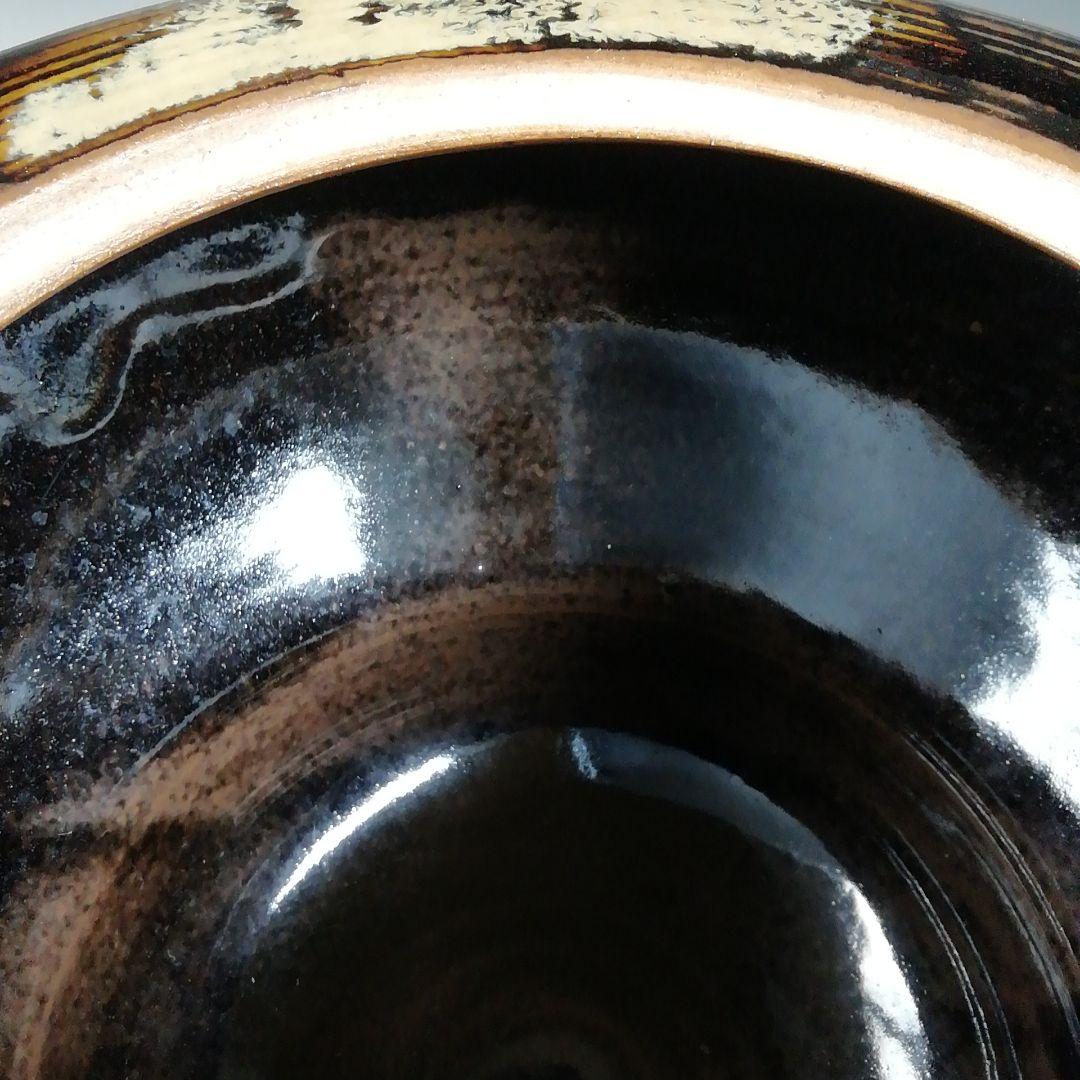 Ｔ６８０　水指　『膳所焼』『箪瓢水指』『淡海ぜぜ 陽炎園 造』　共箱　茶道具