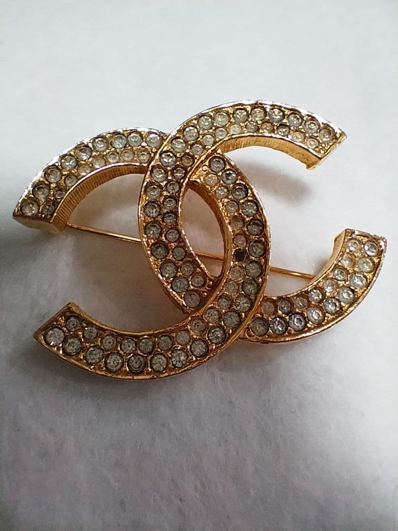 たまやシャネル CHANEL ココマーク ブローチ ヴィンテージ ゴールド