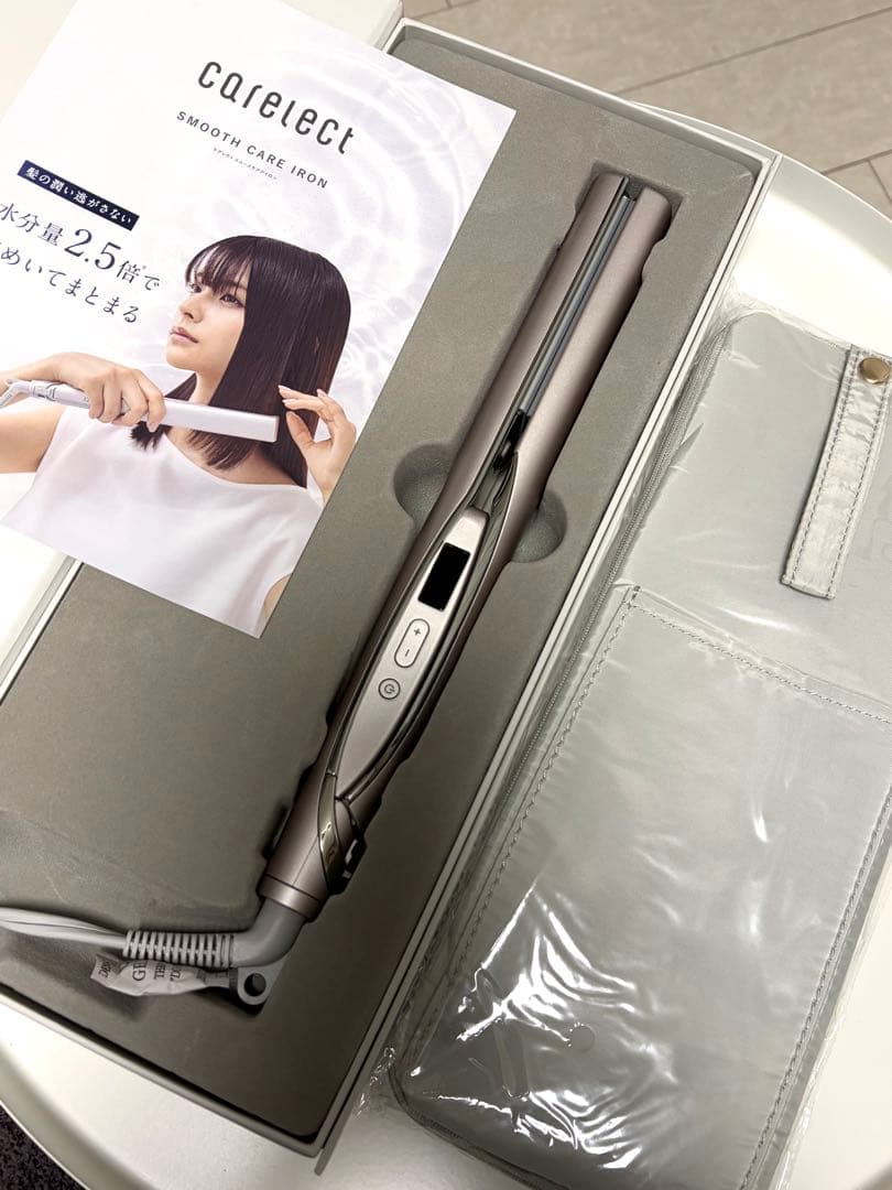 【新品未使用】carelect ストレートヘアアイロン ローズミスト
