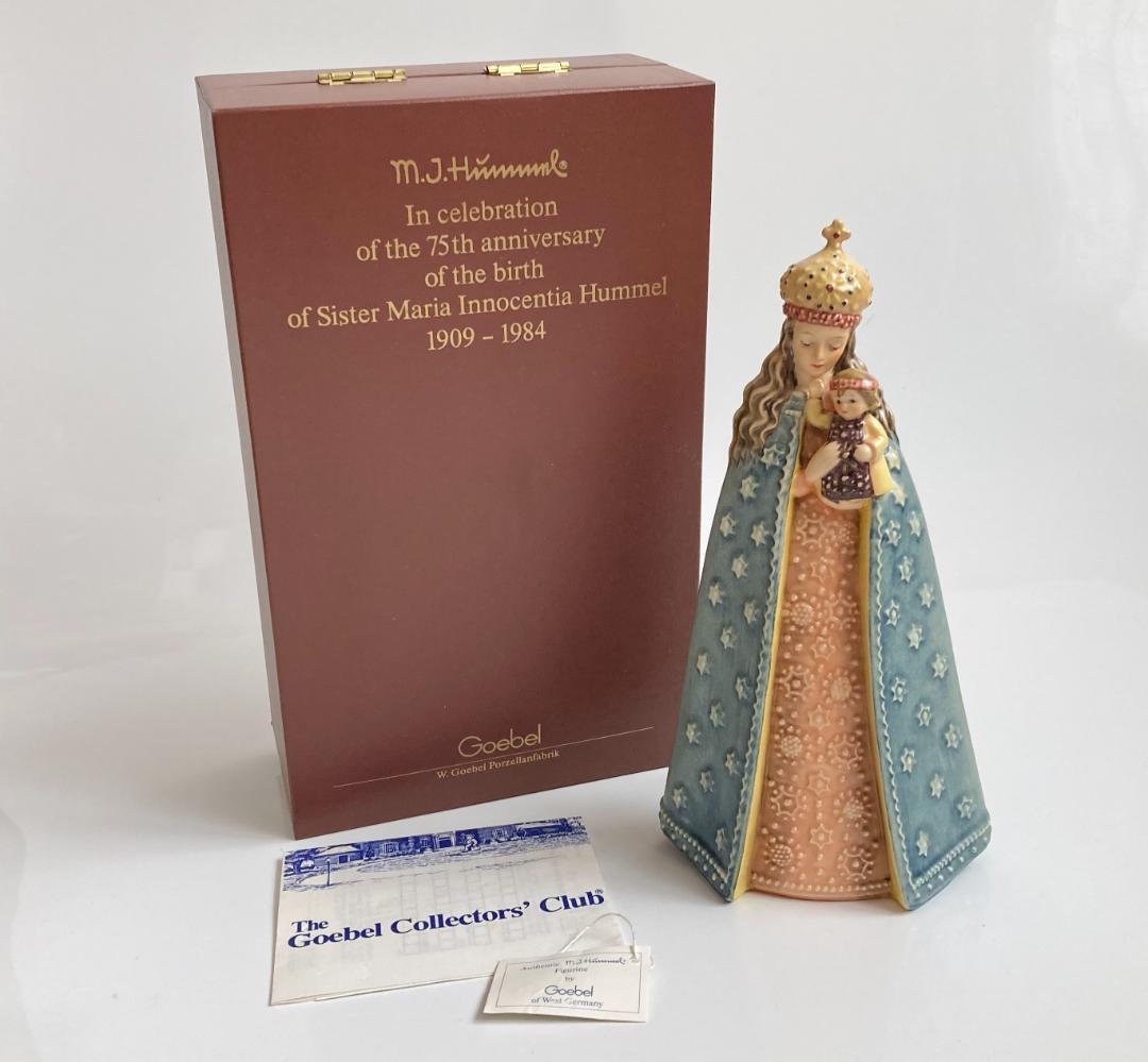 Goebel ゲーベル 75周年 M.I.フンメル フンメル人形 聖母とイエス