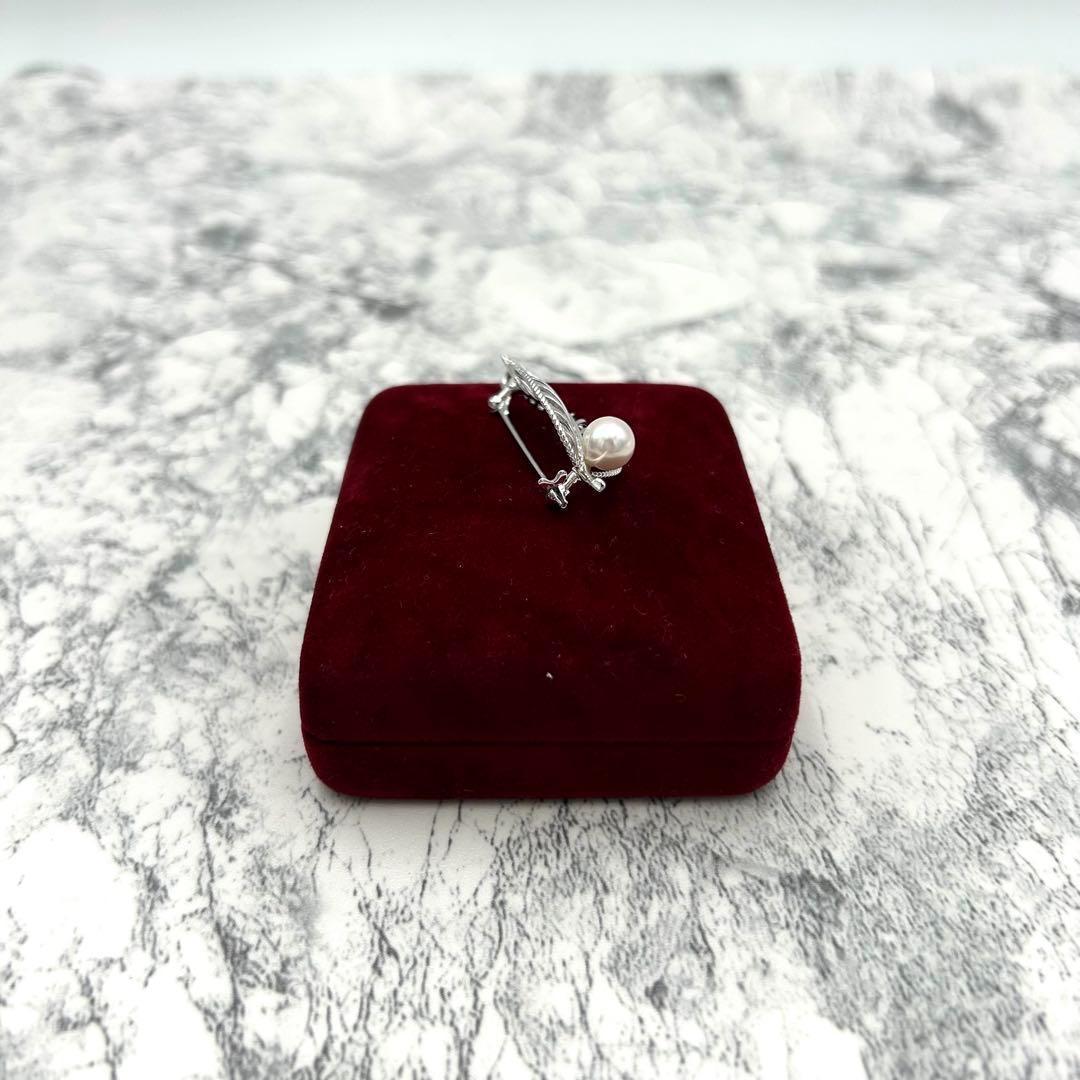 新品 未使用品✨ ミキモト ブローチ　本真珠　パール　大粒　7.3mm