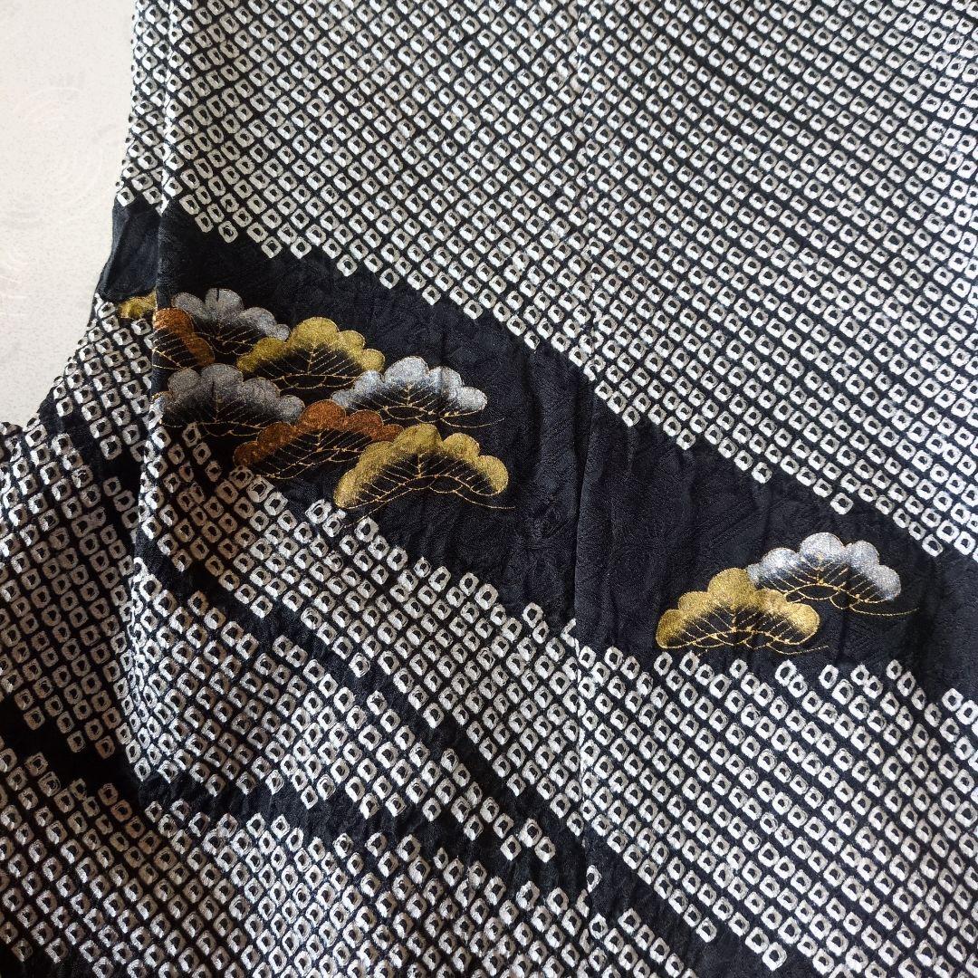 七五三３歳高級正絹総絞り刺繍入りの被布（中綿無し）