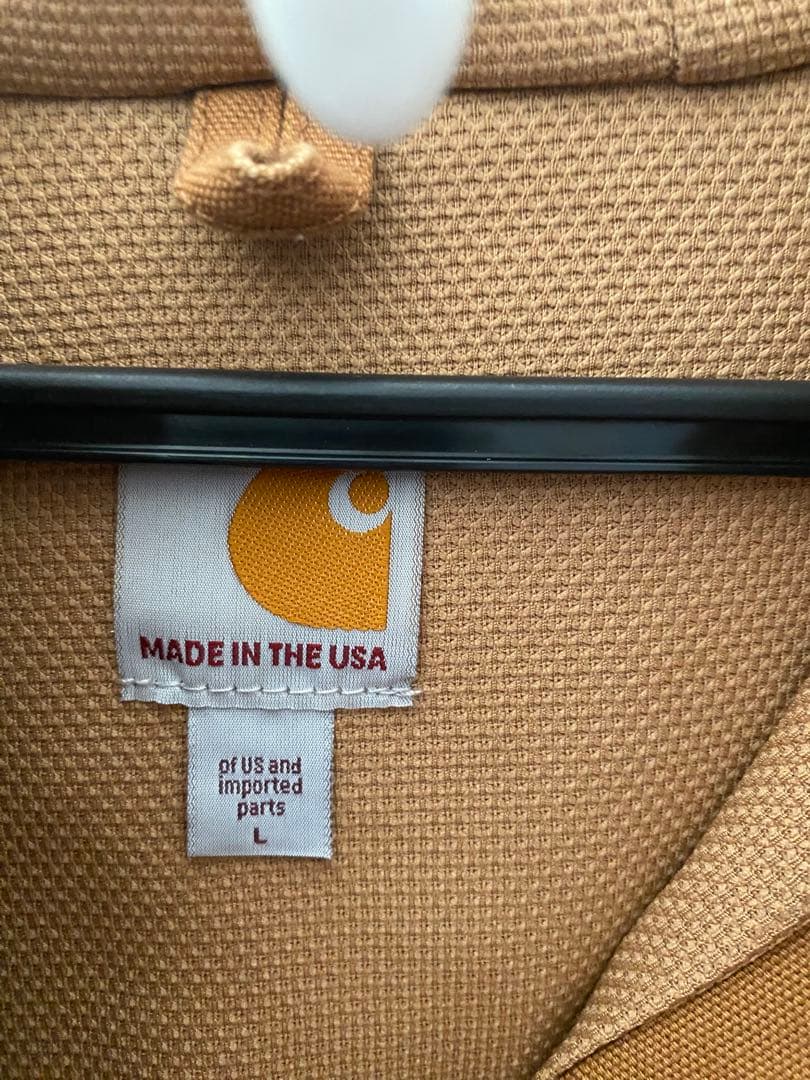 Carhartt ブラウン フード付きジャケット Lサイズ