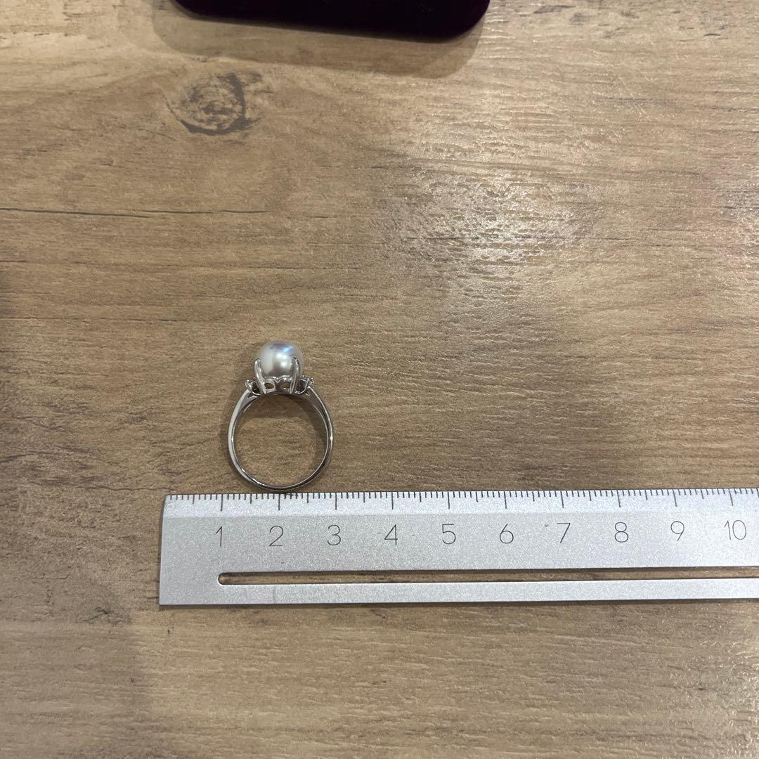 真珠リング 専用ケース付き