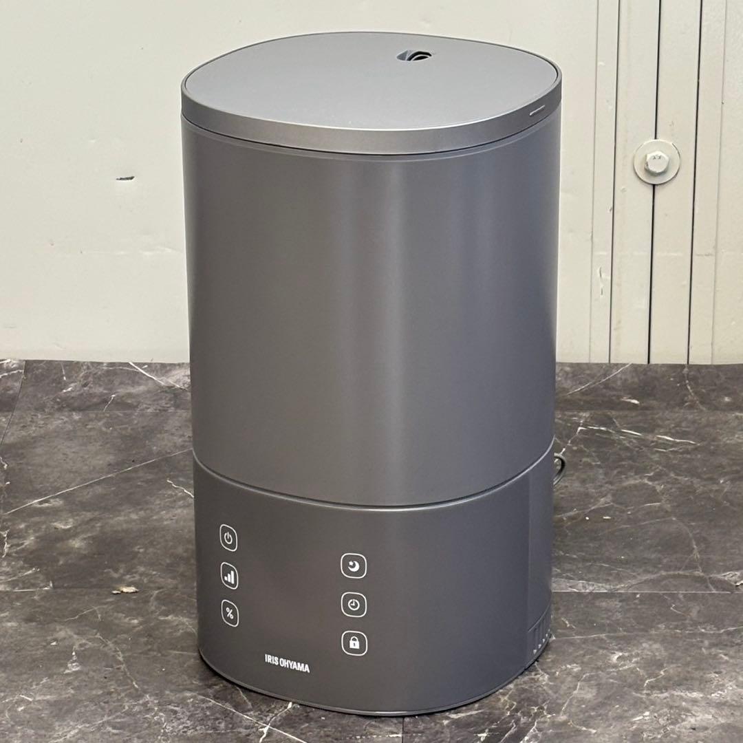 ◇美品！2023アイリスオーヤマ上給水ハイブリッド加湿器 AHM-HU55A-H