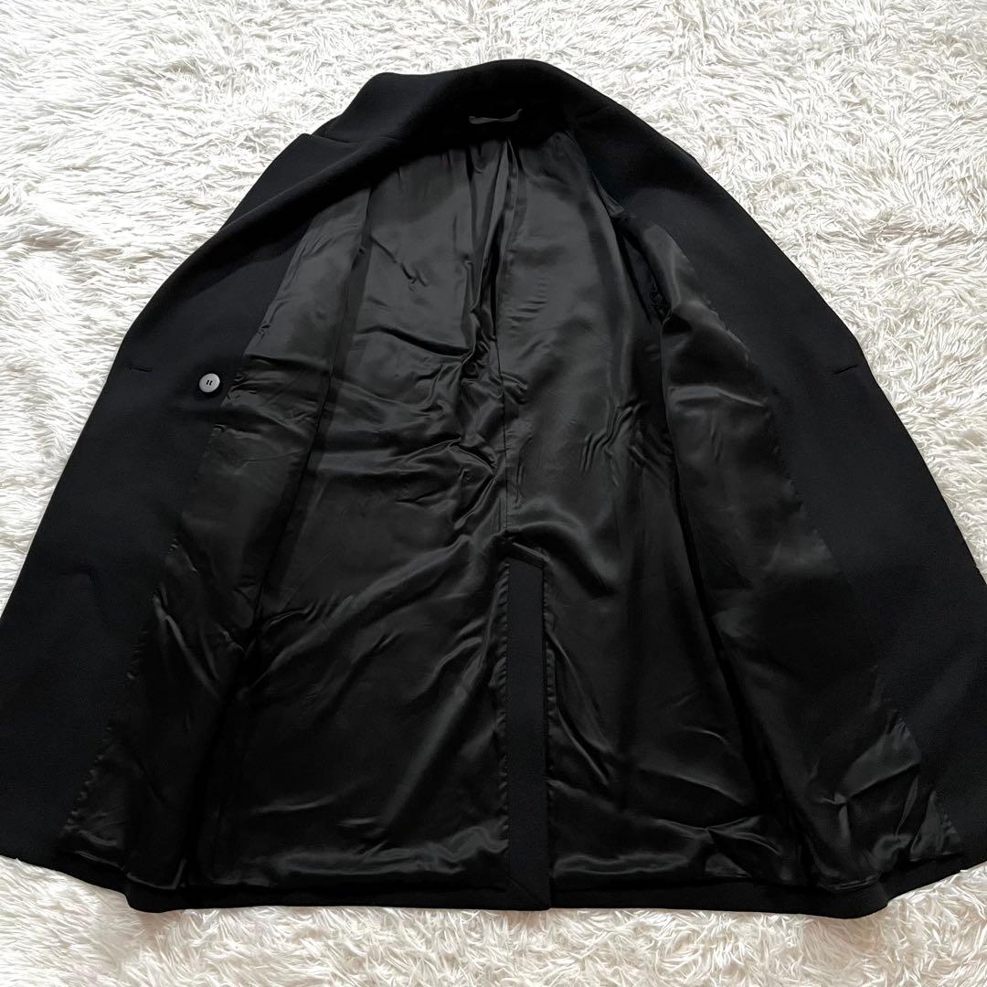 美品✨セオリーリュクス　ダブル　メリノウール　チェスターコート　ブラック　36