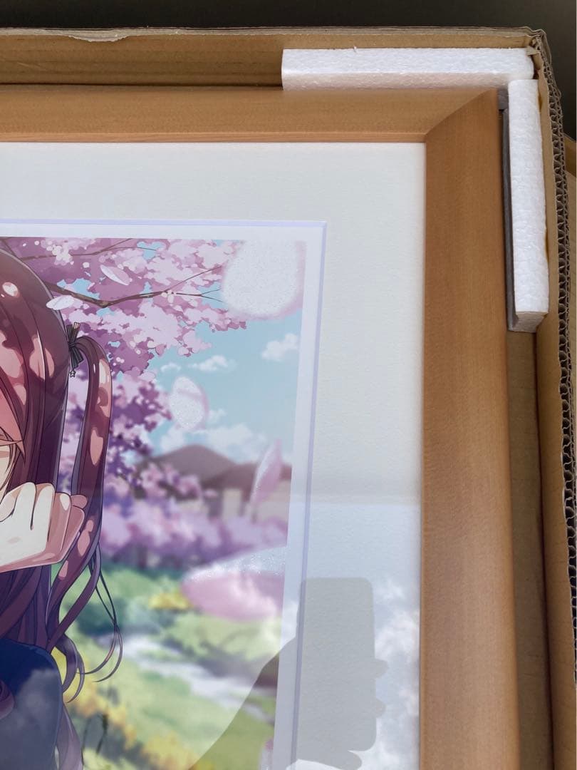 ミクスドメディア　カントク　桜時雨　アールビバン　版画　くるみ