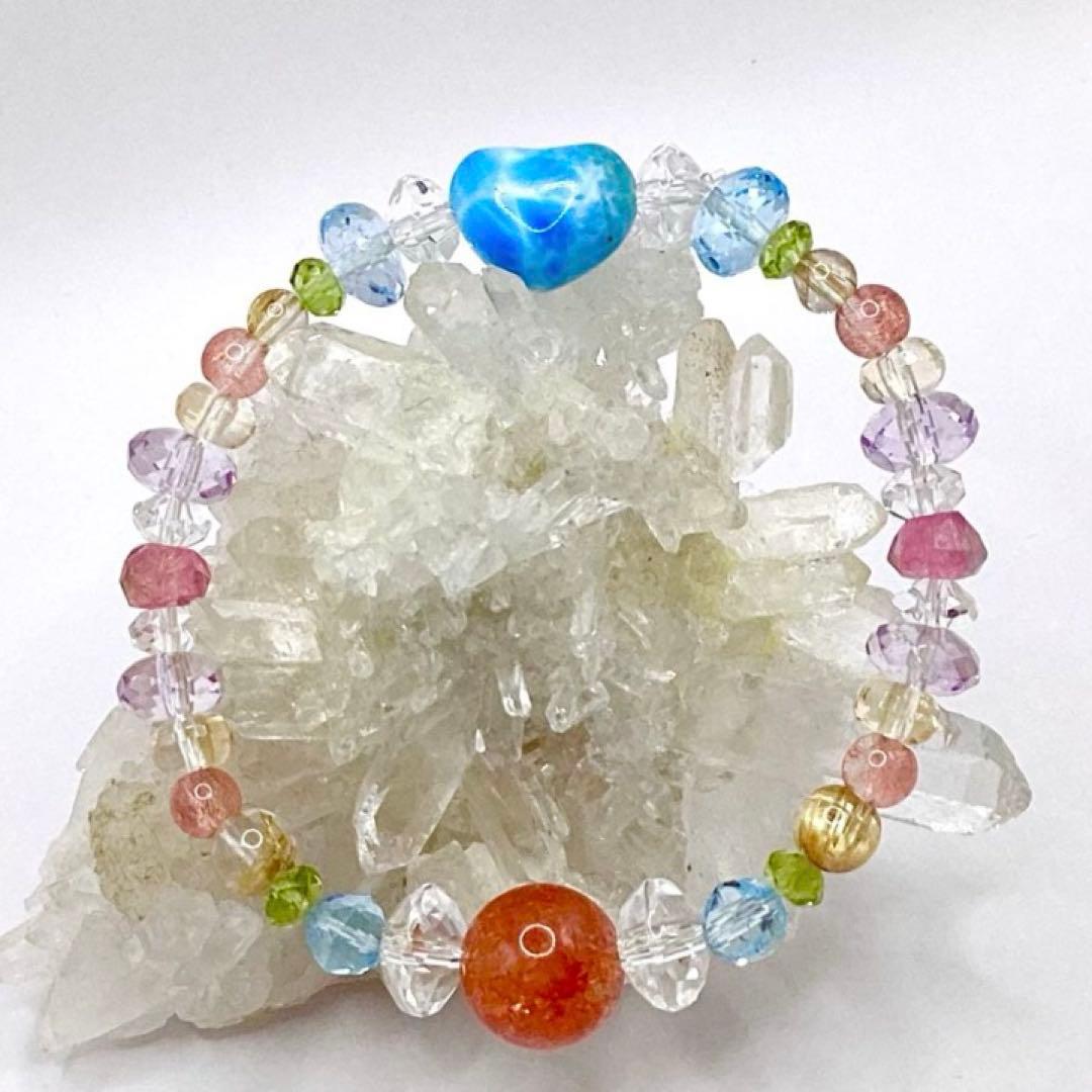 天然石★ブレスレット ストロベリークォーツ ♪ 373