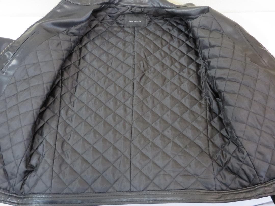 ナノユニバース　レザージャケット　シングルライダース送料込み　Lサイズ