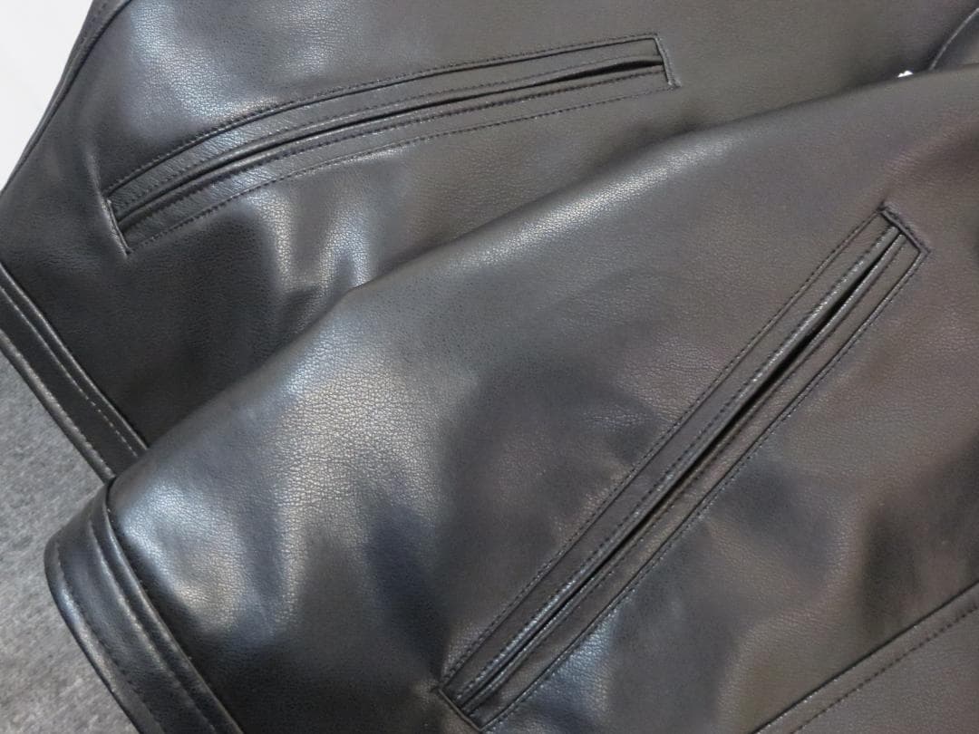 ナノユニバース　レザージャケット　シングルライダース送料込み　Lサイズ