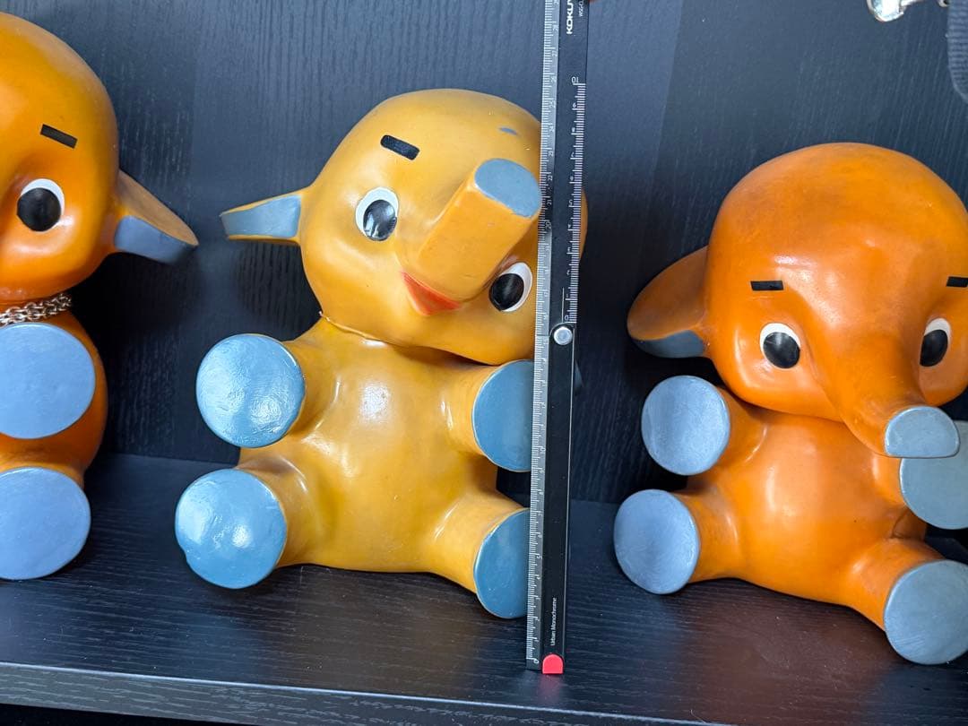 サトー製薬 サトちゃん 　レア 希少 ソフビ 人形 3体セット 大：約26cm