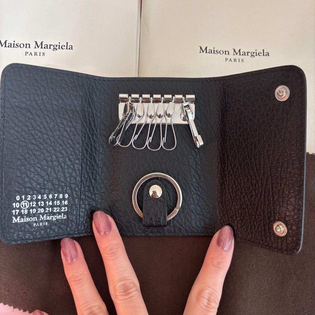 【美品】Maison Margiela メゾンマルジェラ 6連キーケース 黒