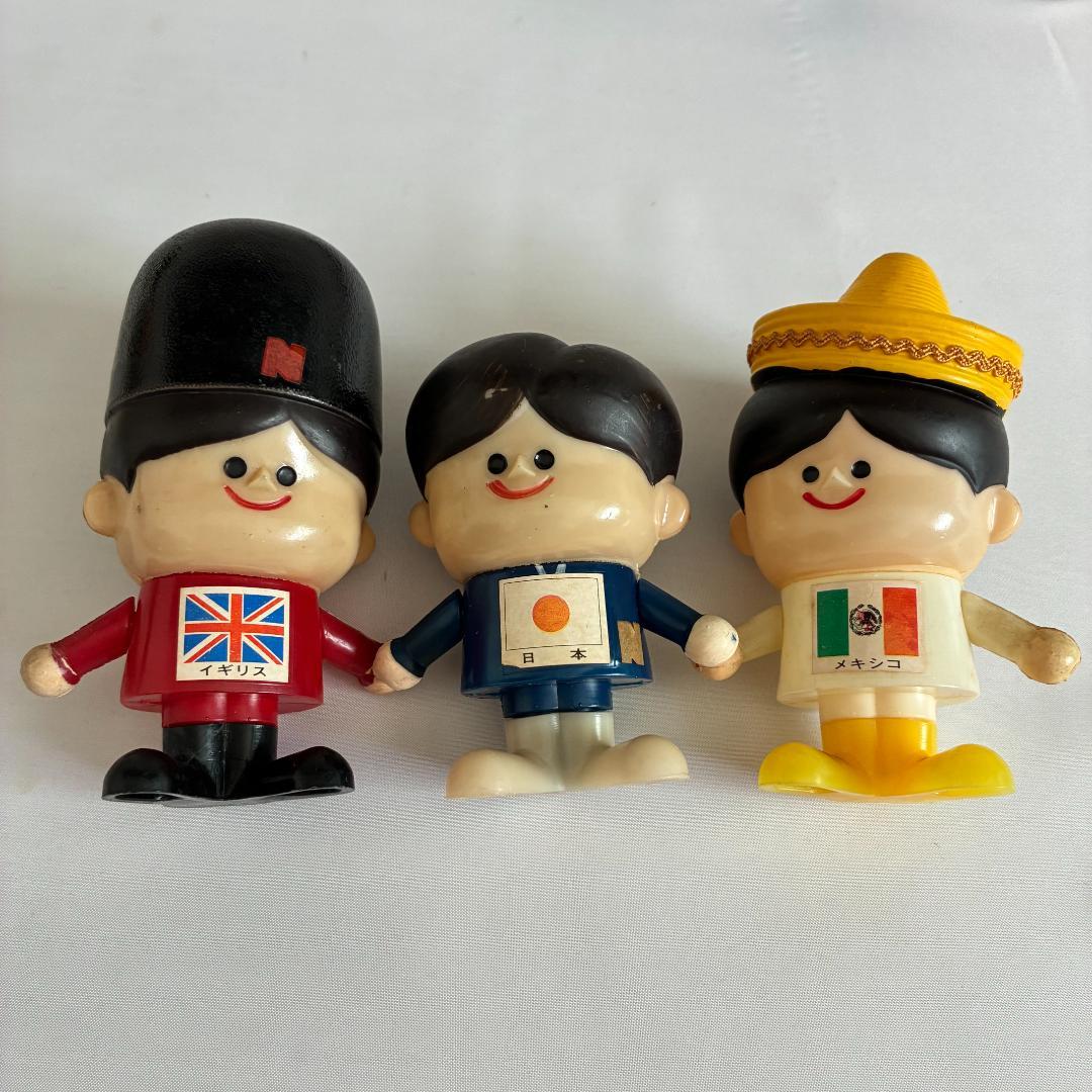 【昭和レトロ】　世界のナショナル坊や 貯金箱 ハイトップ 松下電器 ノベルティ