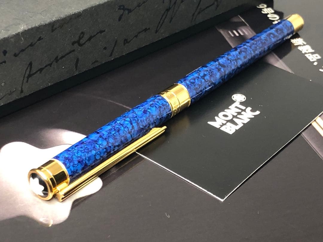 ⭐️モンブラン⭐️幸運パワー美の頂点ラピスデザイン入手困難逸品⭐️ノブレス・ドウエ金装