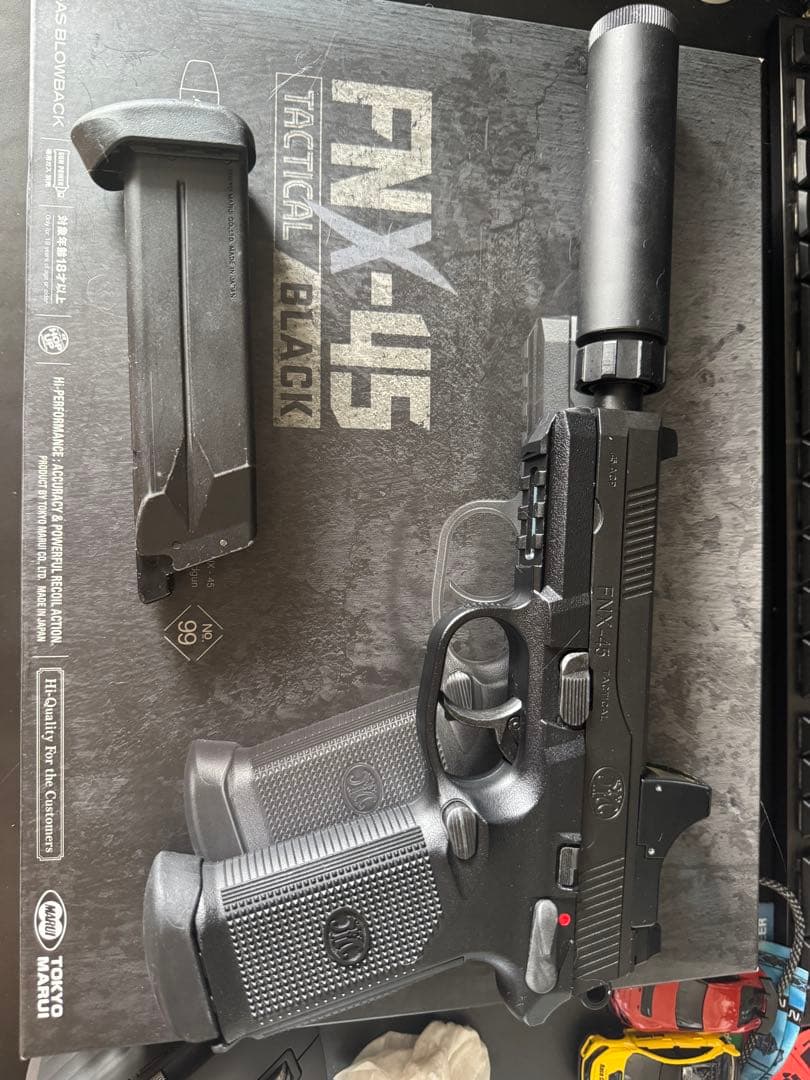 FNX-45 BLACKガスガン 18禁 TOKYO MARUI