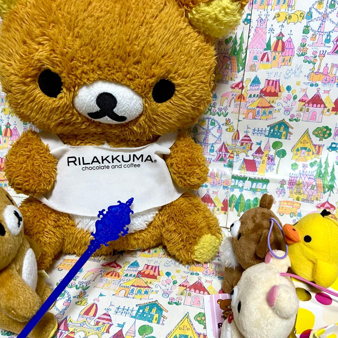 リラックマ まとめ売り23 ゴムひも付きマスコット マグカップ かばん 文具他