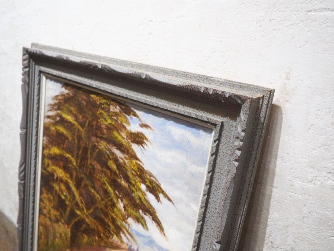 1299 レトロな額縁　F15　アートフレーム　油彩　水彩　画材　ビンテージ