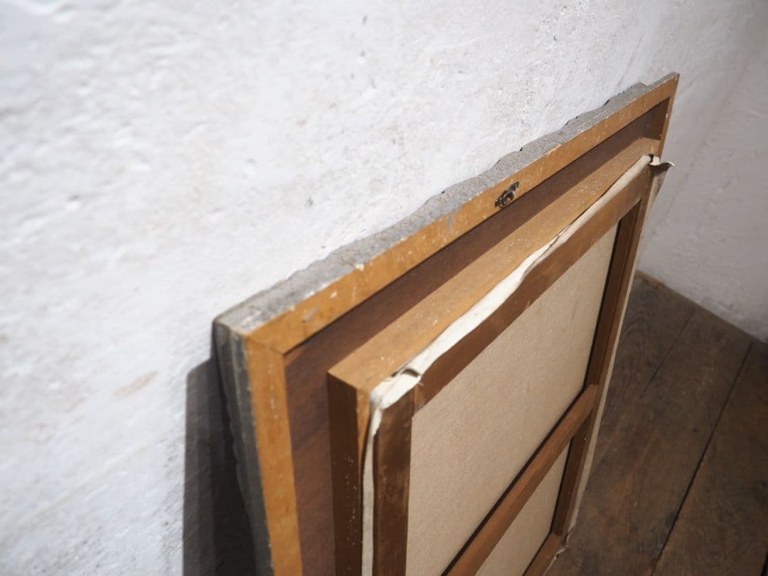 1299 レトロな額縁　F15　アートフレーム　油彩　水彩　画材　ビンテージ