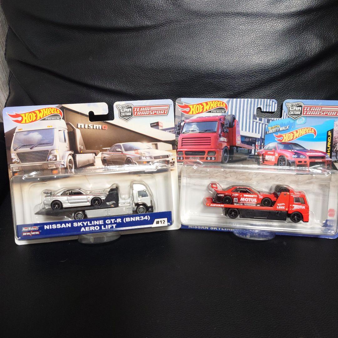☆ホットウィール　チームトランスポート　LBスカイライン＆R34☆