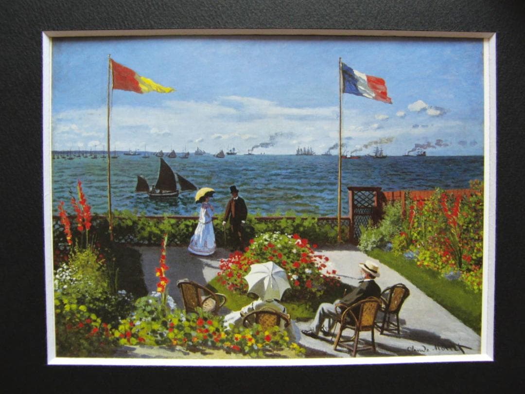 クロード・モネ、「Trerrace at Sainte-Adresse」、厳選