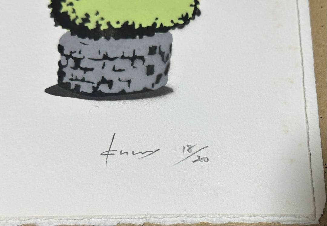 kurry シルクスクリーン LOVE シザーハンズ