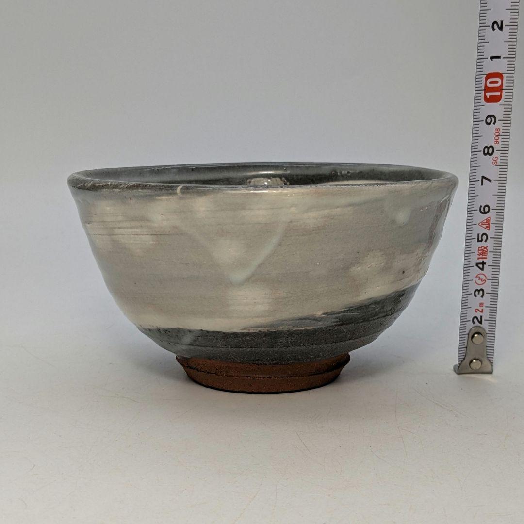 三浦竹軒 京焼 刷毛目茶盌 共箱共布 抹茶碗 抹茶茶碗 茶道具 茶器 清水焼