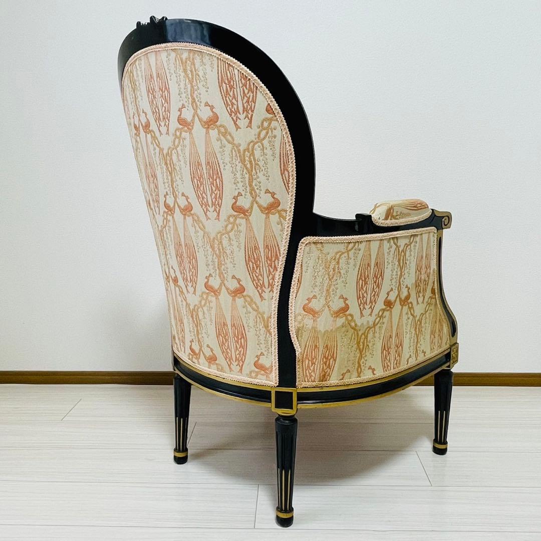 最高級　メローニフランチェスコ　ロココ様式　一人掛けチェア　イタリア製