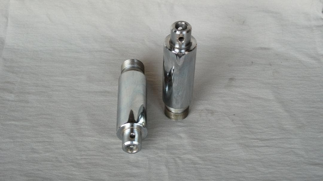 H/D用41ΦフォークジョイントM35P1.5　100ミリ延長メッキ仕上送料無料