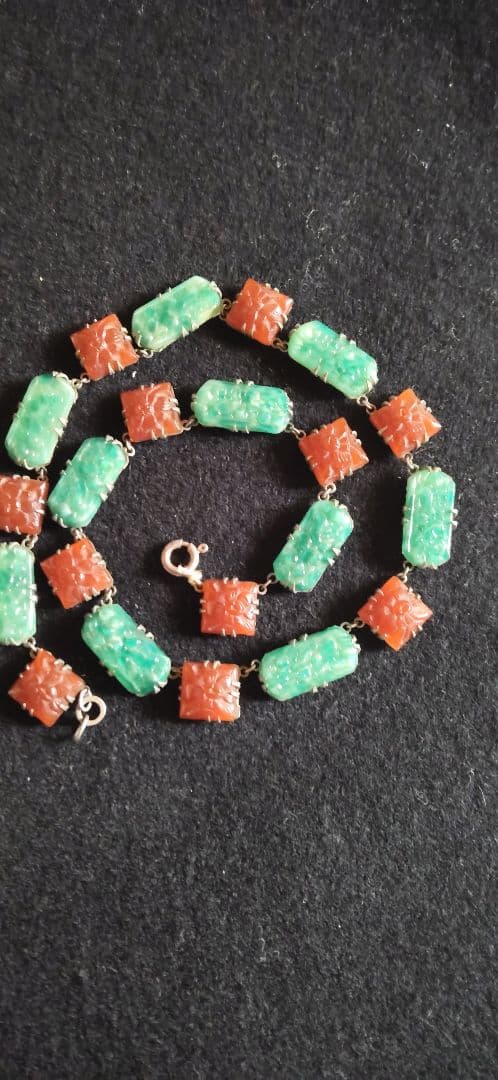 アンティーク　アールデコのフレンチネックレス