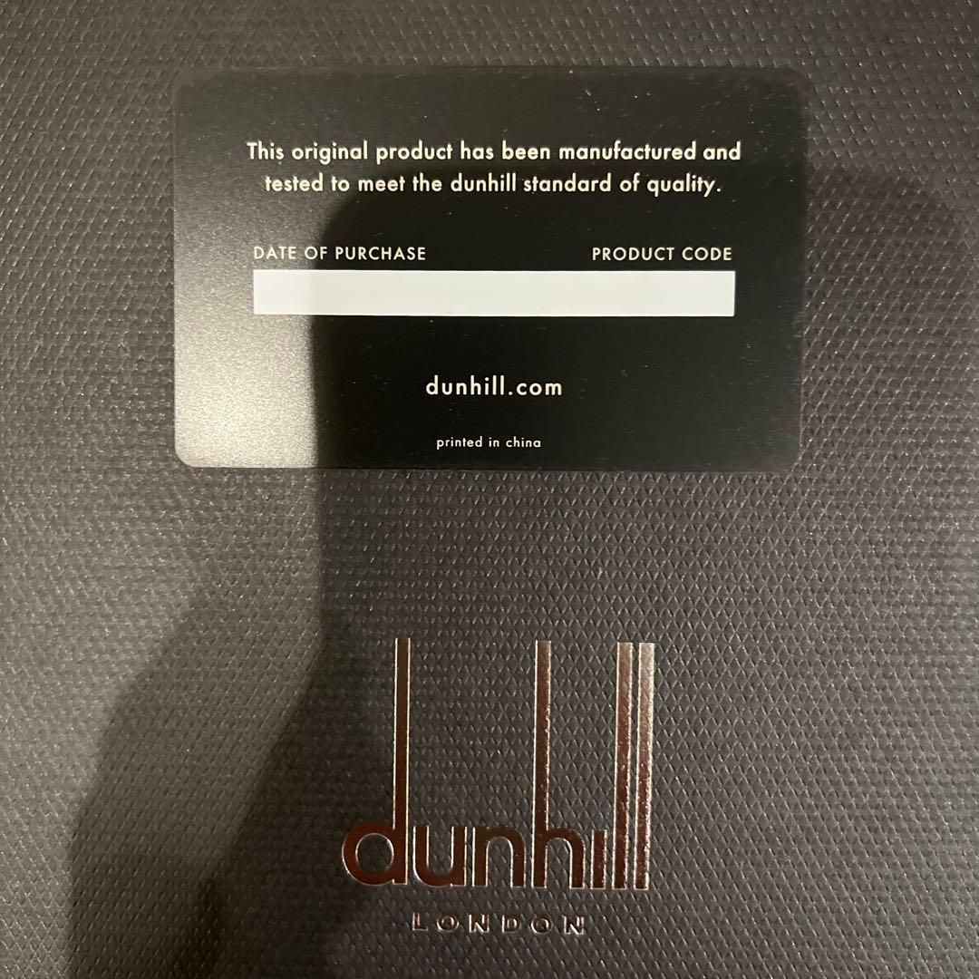 未使用　ダンヒル　最高級レザー手袋　カシミヤ100 黒 本革 ラスト1点