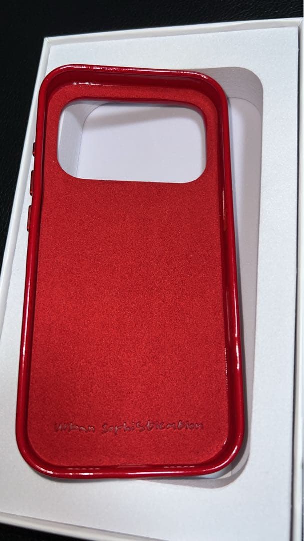 urban sophistication iPhone17proケース レッド