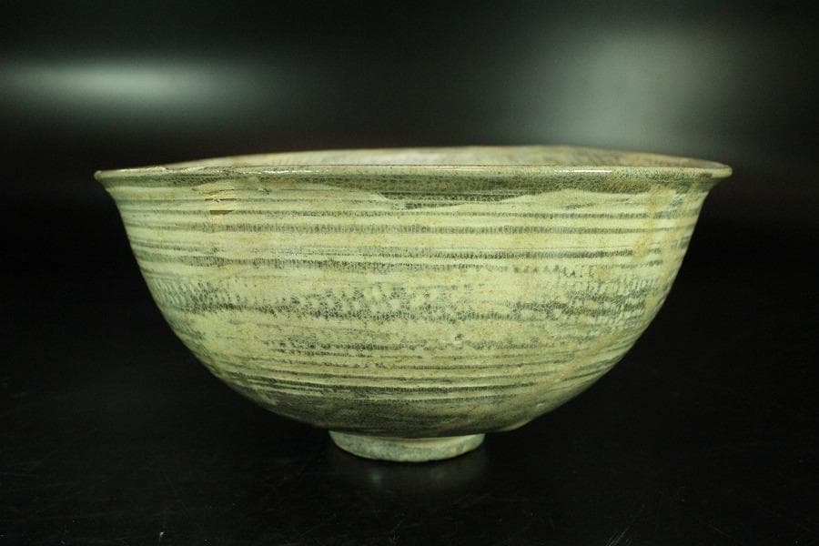 李朝 刷毛目 碗 時代物(K-A391)